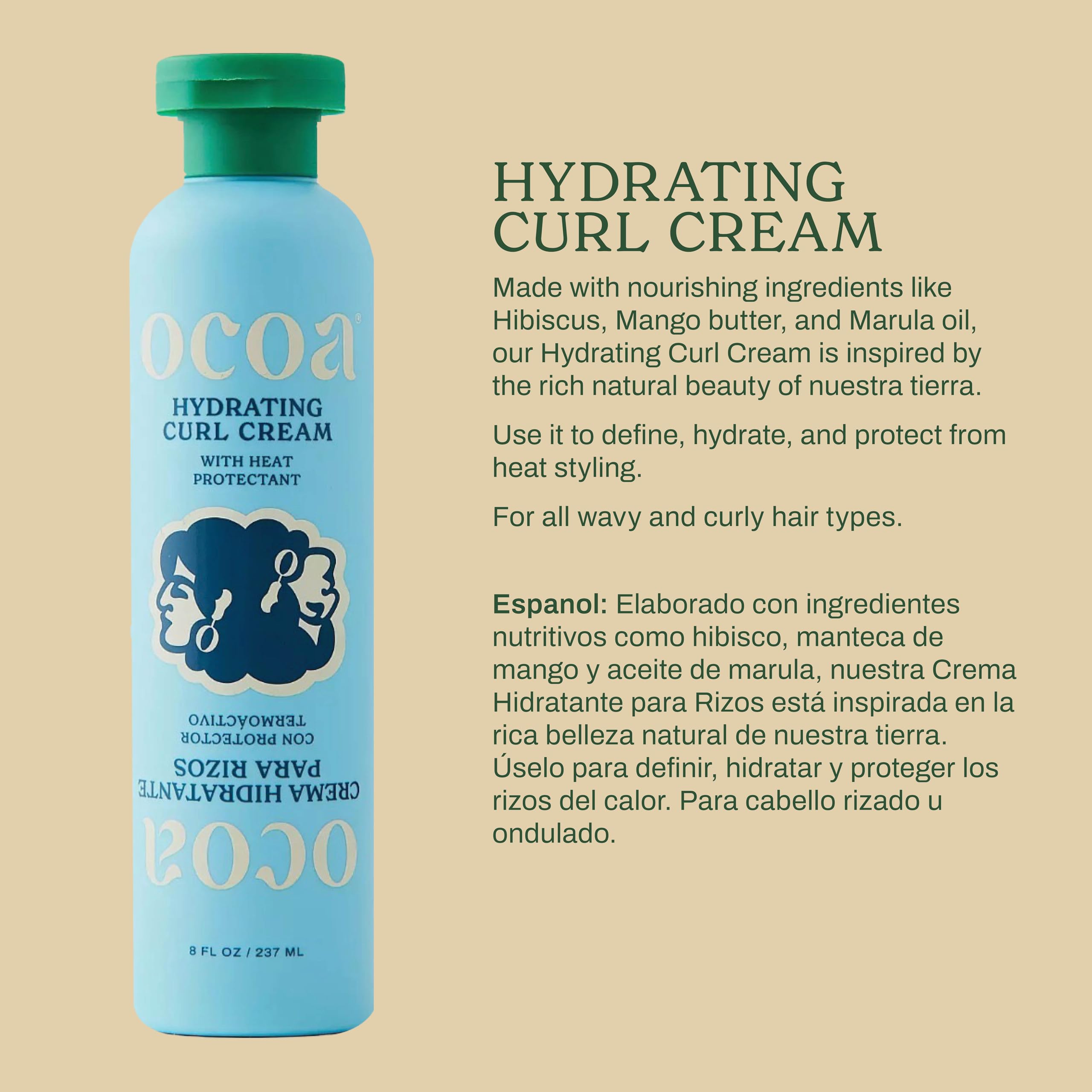 Frizz control lightweight definition for curly hair