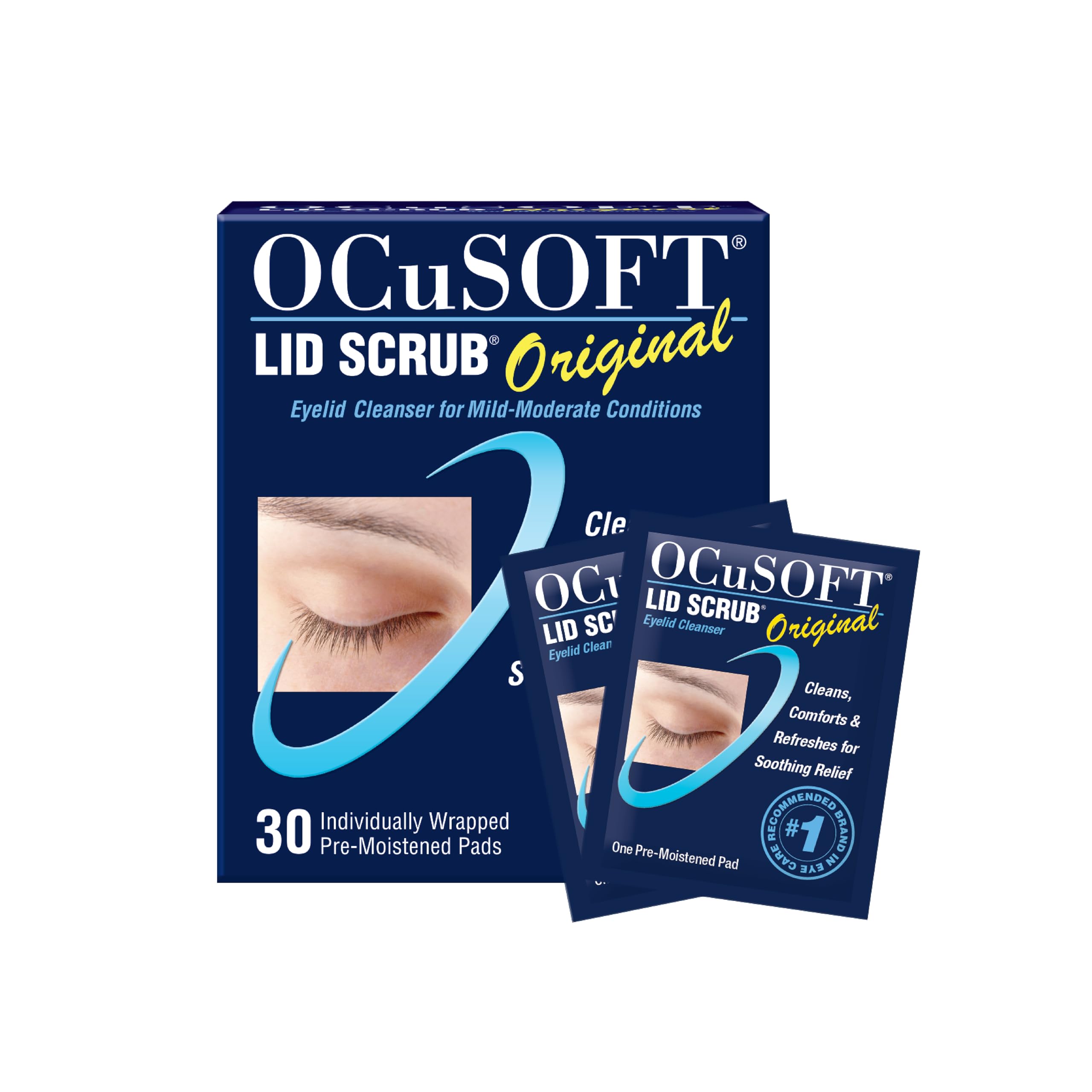 OCuSOFT Lid Scrub Original Eyelid Cleanser packaging