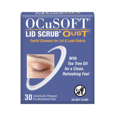 OCuSOFT Lid Scrub Oust eyelid cleanser packaging