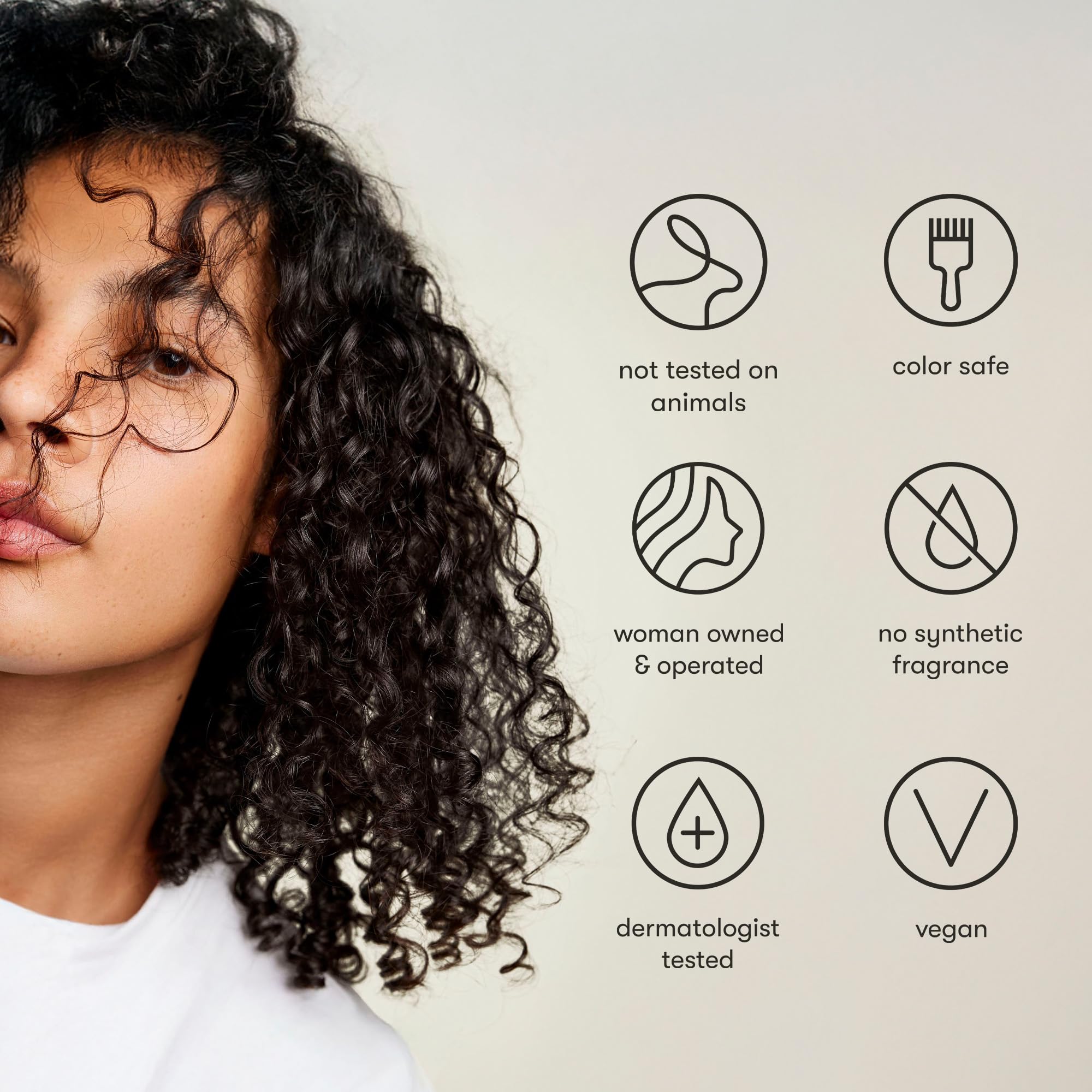 Dermatologist-tested label on Odele mask