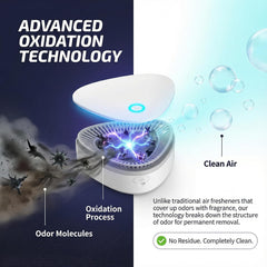 Odor Remover Machine placed in home and car setting
