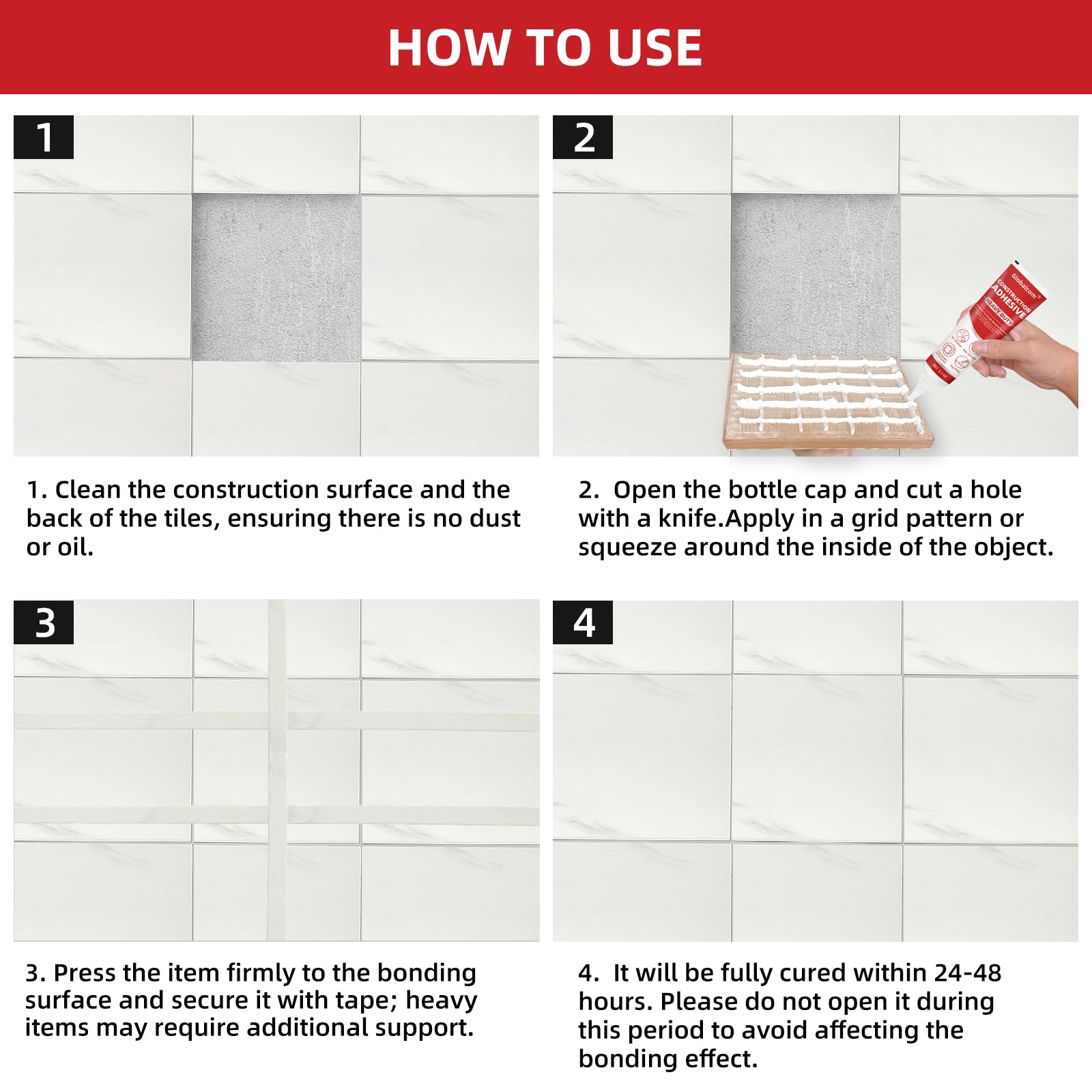odorless non-toxic construction adhesive