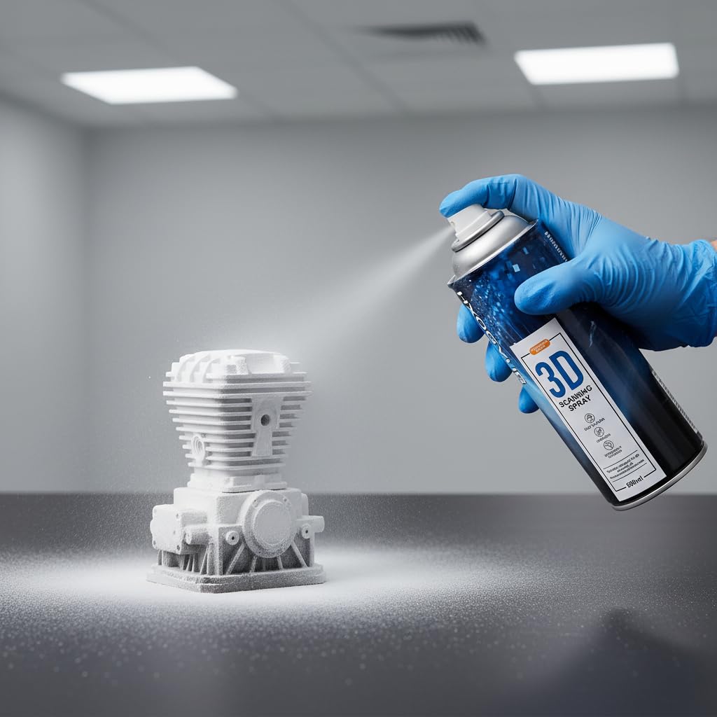 Multi purpose spray for scanning projects