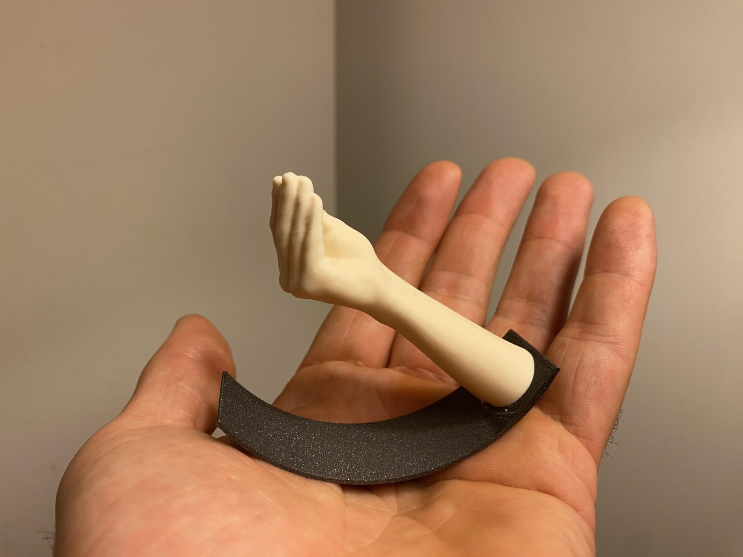 Product packaging view of Italian Hand Gesture Desk Toy