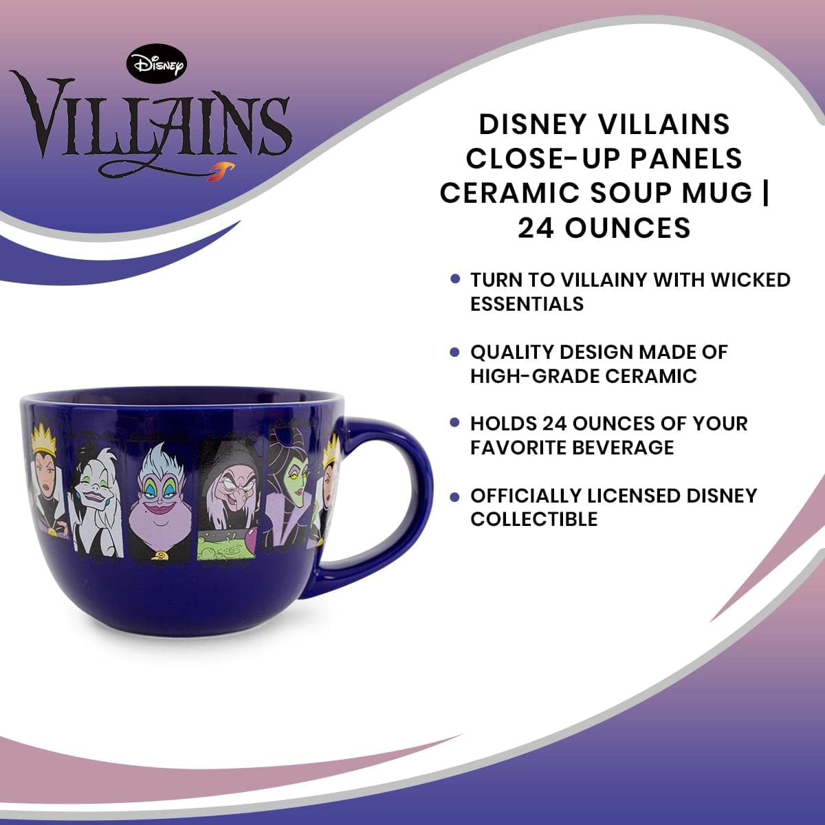 Disney Villains collectable mug for fans and collectors