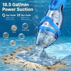 OGERY pool vacuum with telescopic pole extension 51.18 to 102.36 inches