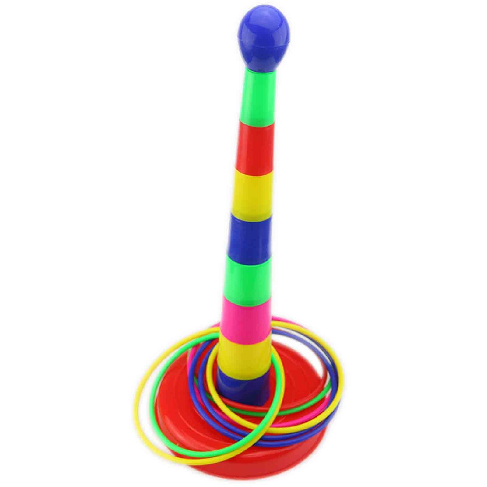 Eight throw rings included with Ogrmar ring toss