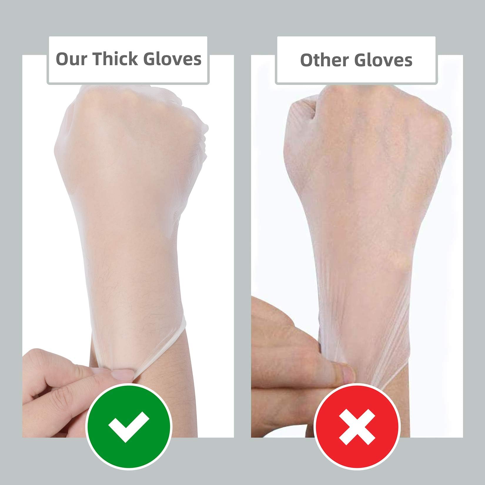 Oh! Trendy disposable gloves 100pcs large pack