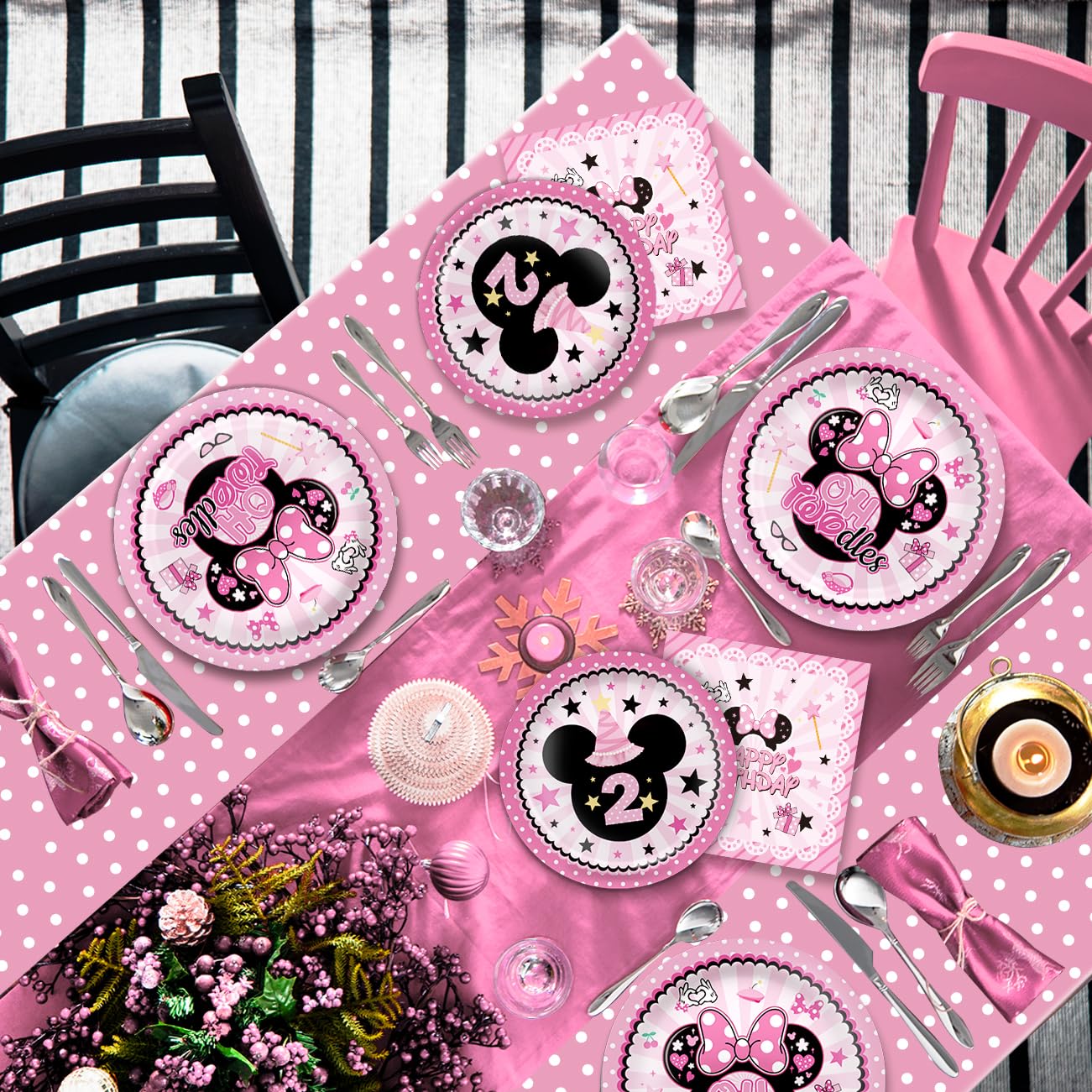 cake topper included from oh twodles birthday party supplies