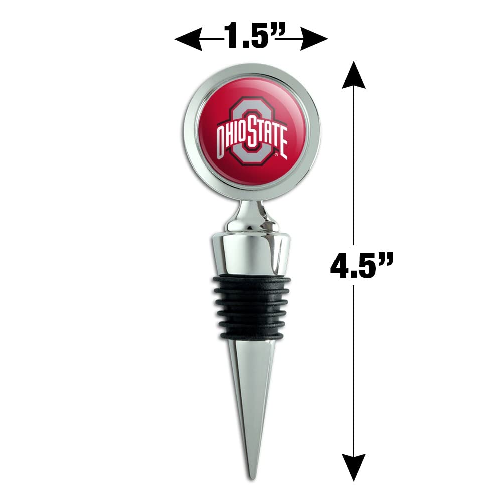 ohio-state-university-primary-logo-wine-bottle-stopper fits standard bottles