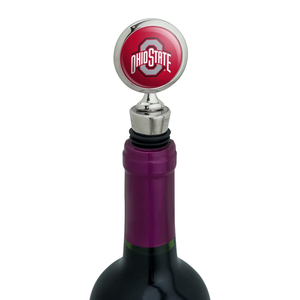 ohio-state-university-primary-logo-wine-bottle-stopper officially licensed