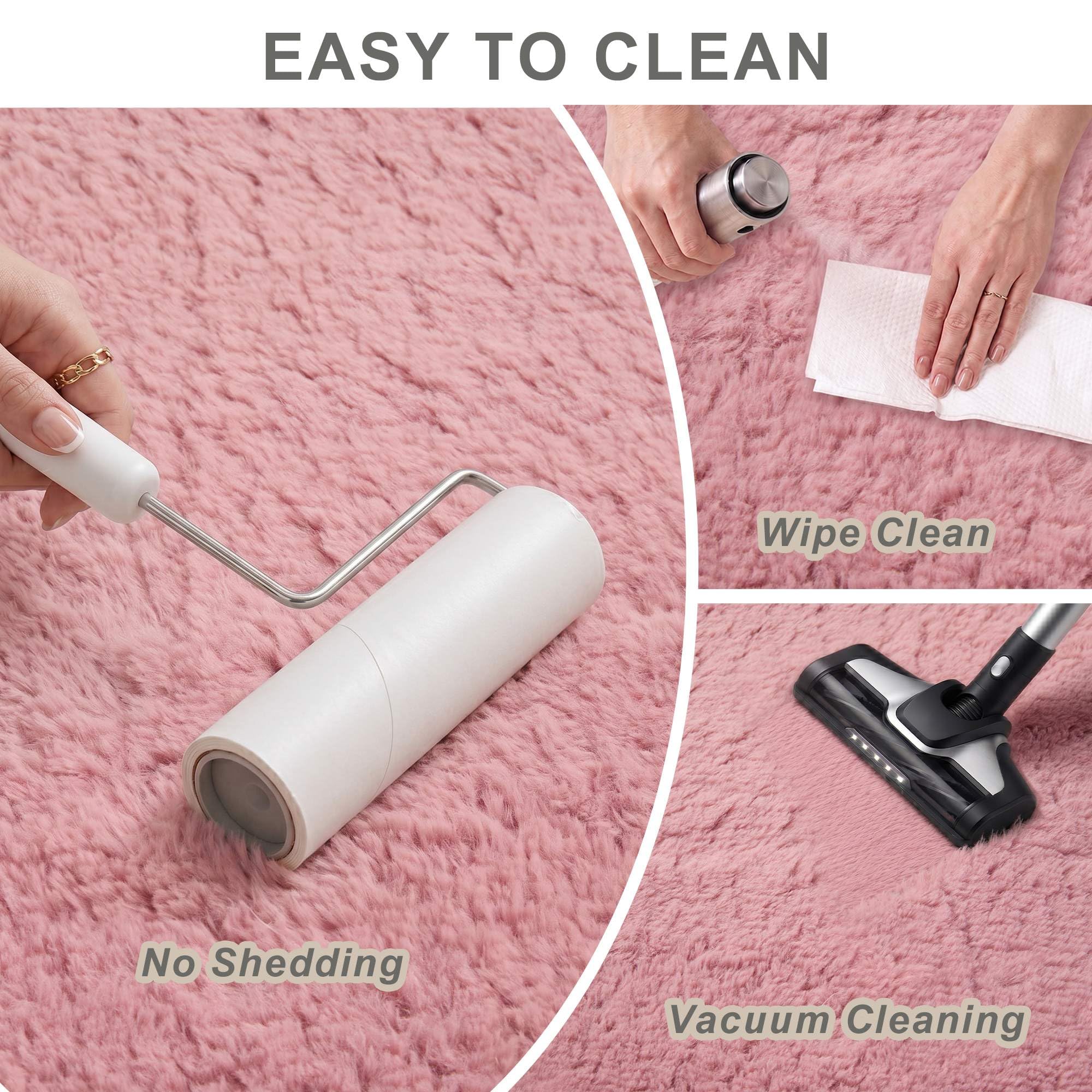 Non-slip backing rug on hardwood floors