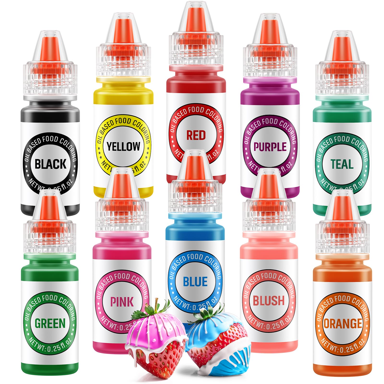 Oil Based Food Coloring for Chocolate bottle 0.25 Fl Oz