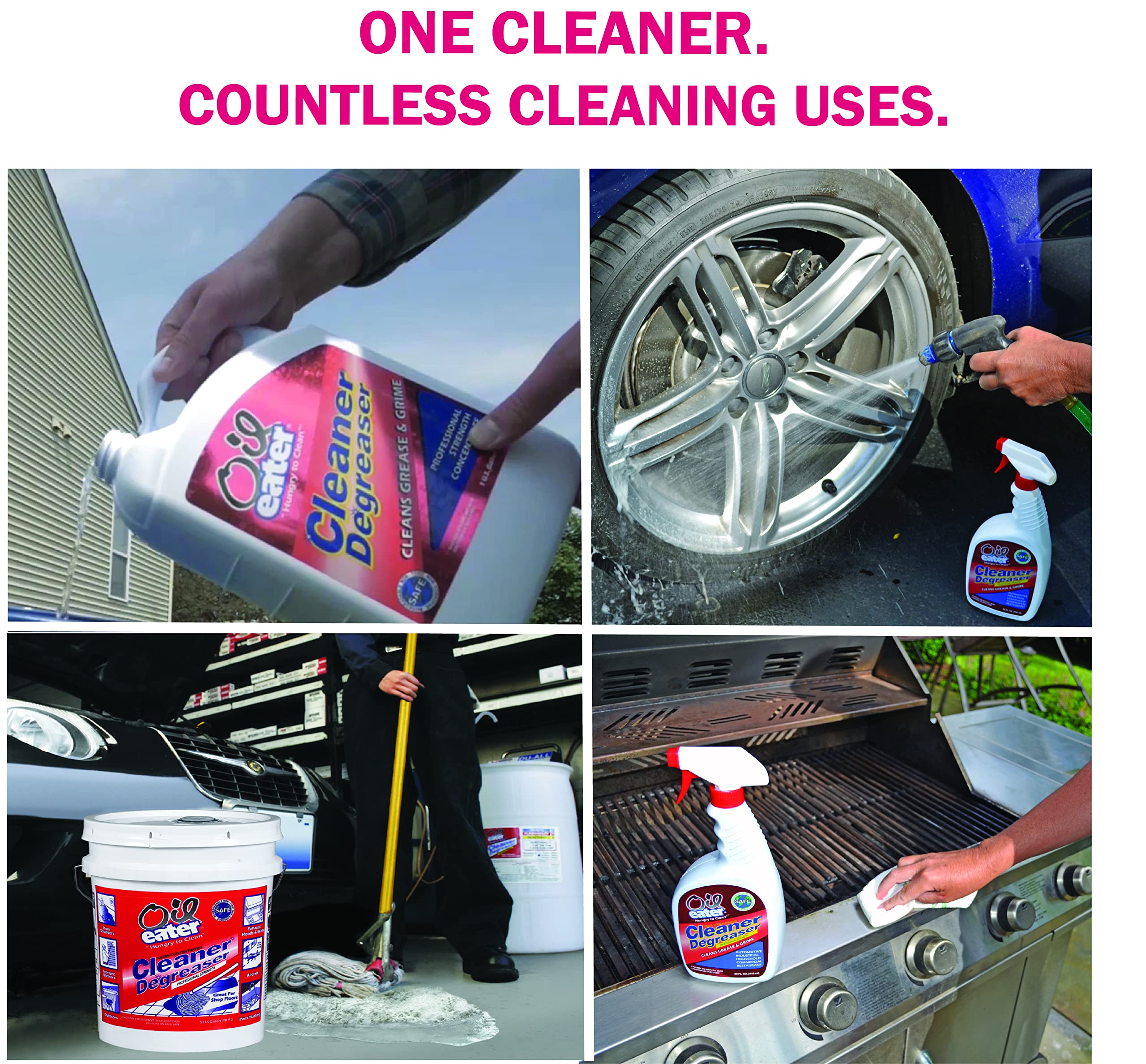 Light yellow colored cleaner degreaser from Oil Eater AOD5G35438