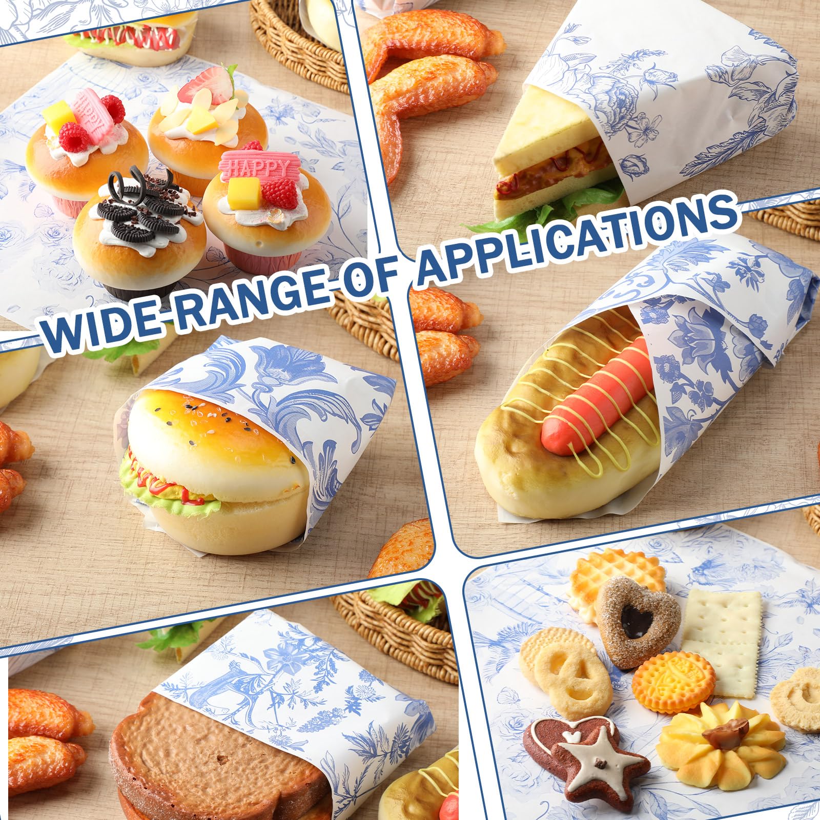 Microwave-safe wax paper sheet for foods