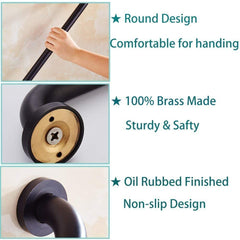 16 inch heavy duty grab bar supports up to 500 pounds