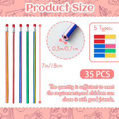 35 piece pencil set by OJYUDD in 7 inch length