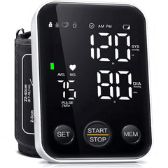 Oklar blood pressure monitor with large LED display