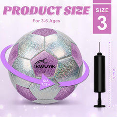 OKWUYiK soccer ball with pump and valve
