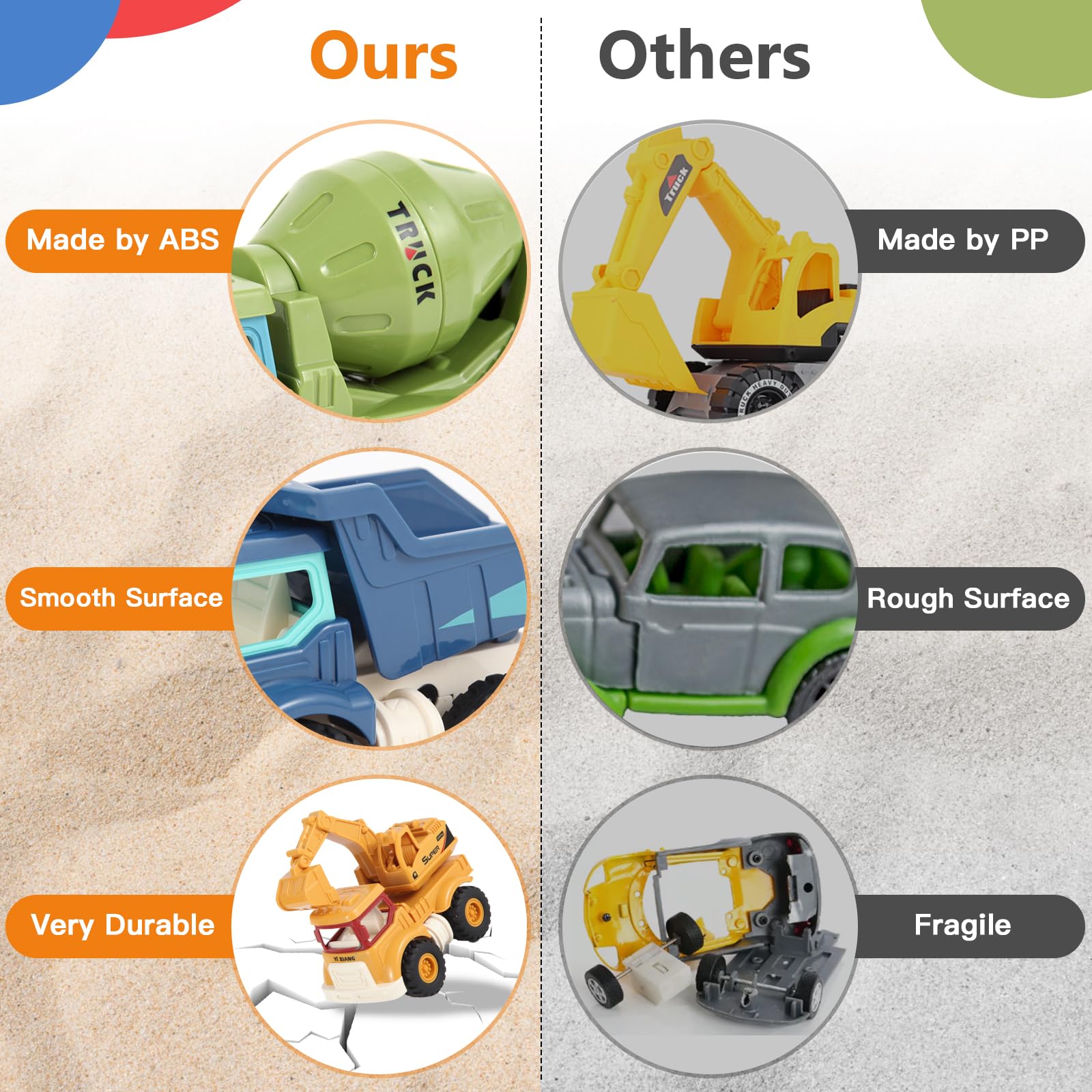 Dump truck from Olbyefly sandbox trucks set