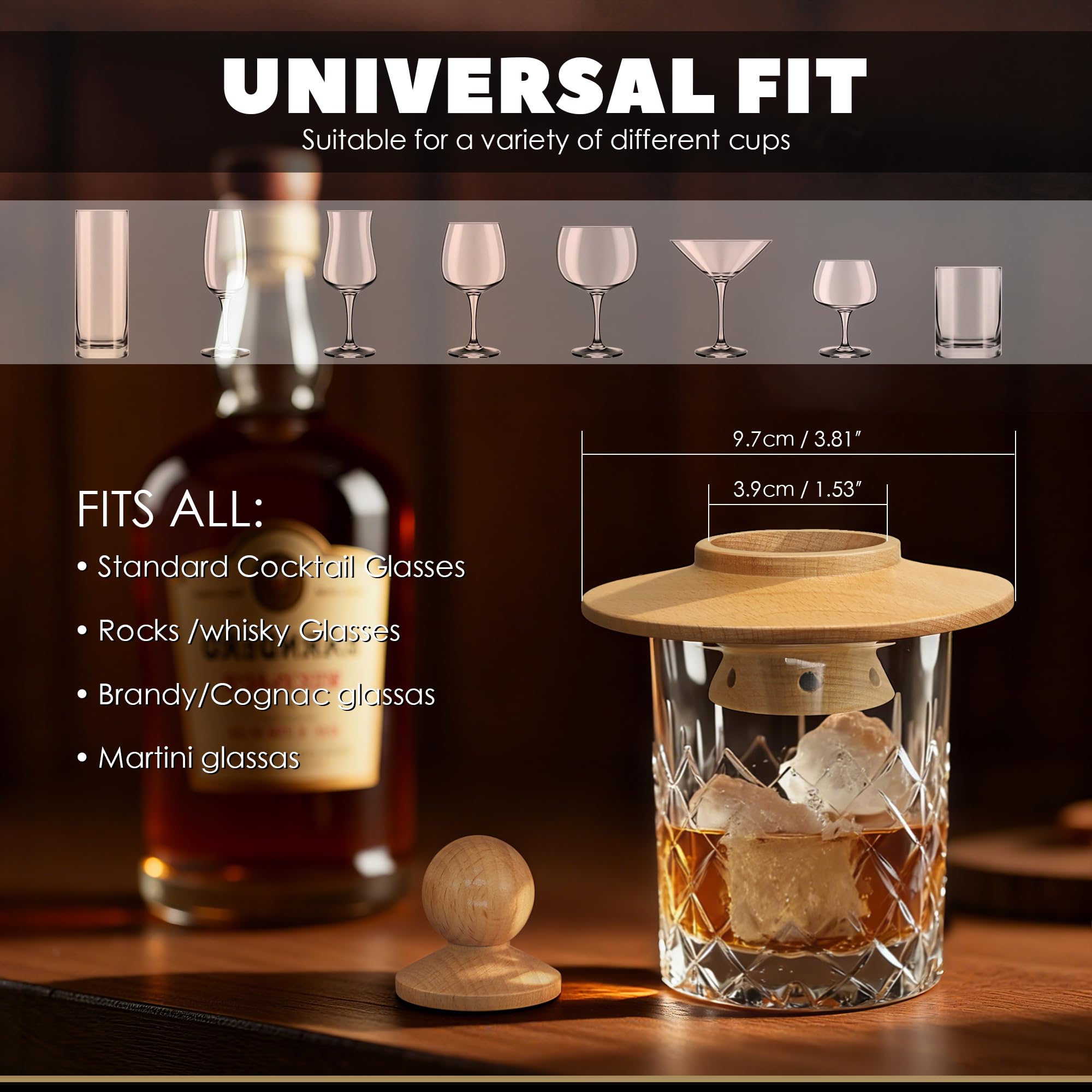 Old Fashioned bourbon drink smoked kit contents