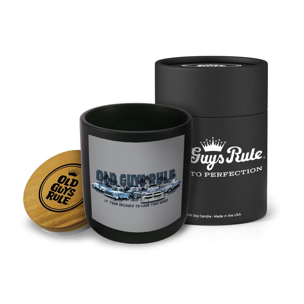 Old Guys Rule OGR Truck Band Black Ice candle label