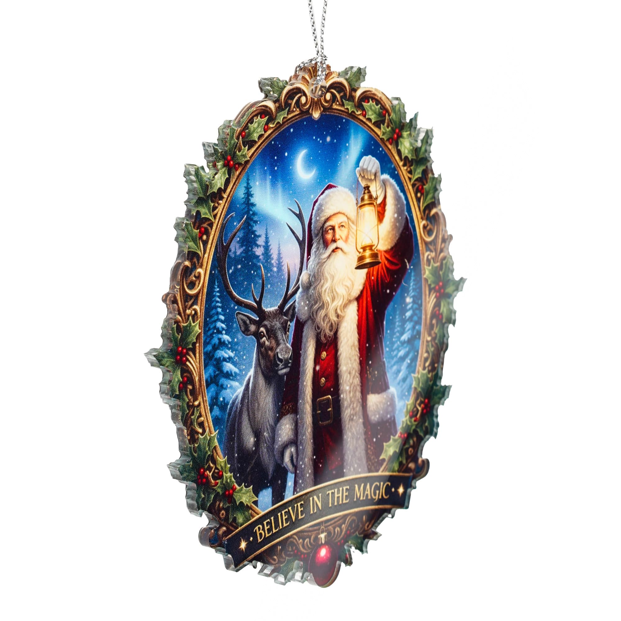old world christmas ornaments miniature art style