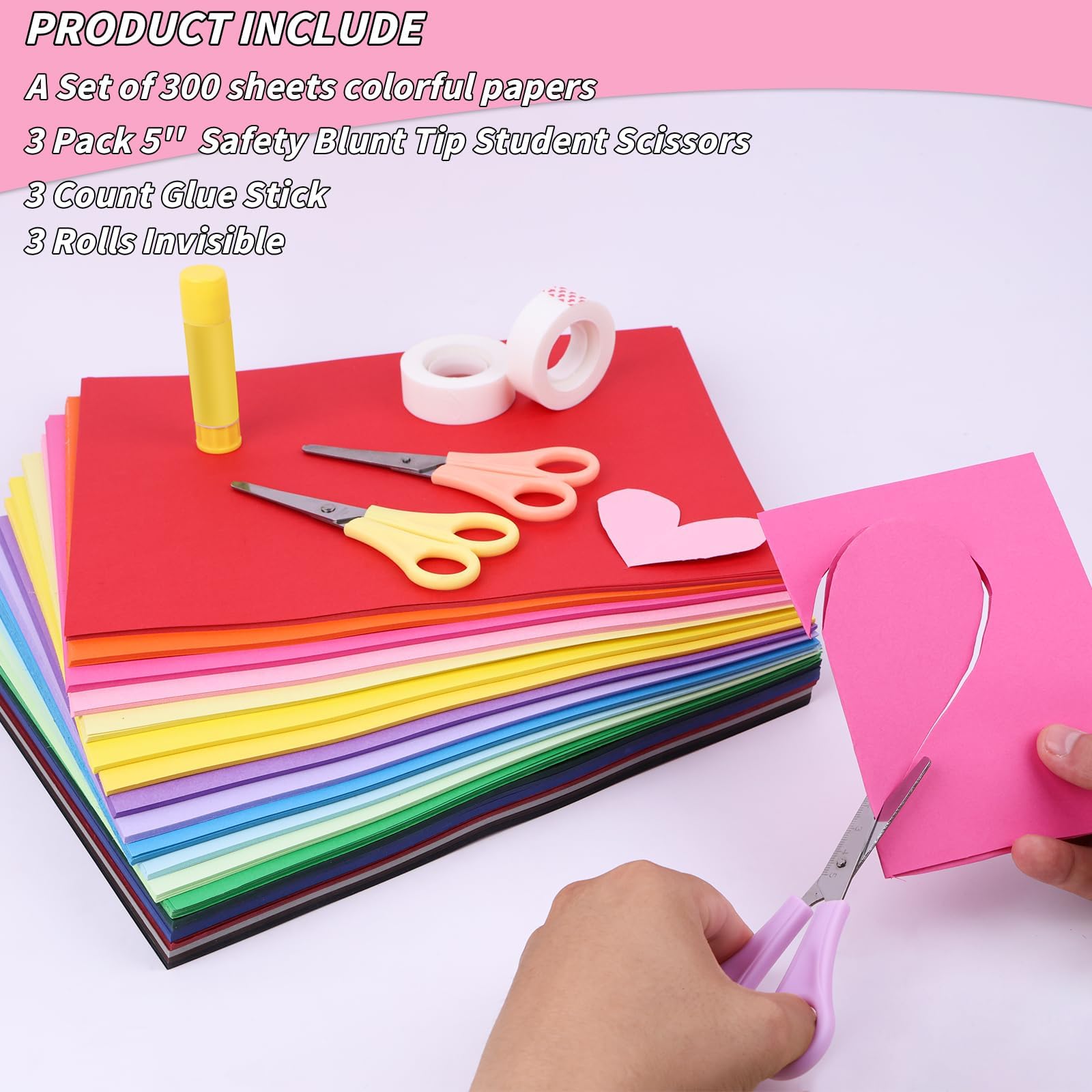 Oleitodh 180GSM color cardstock 8.5x11 assorted colors