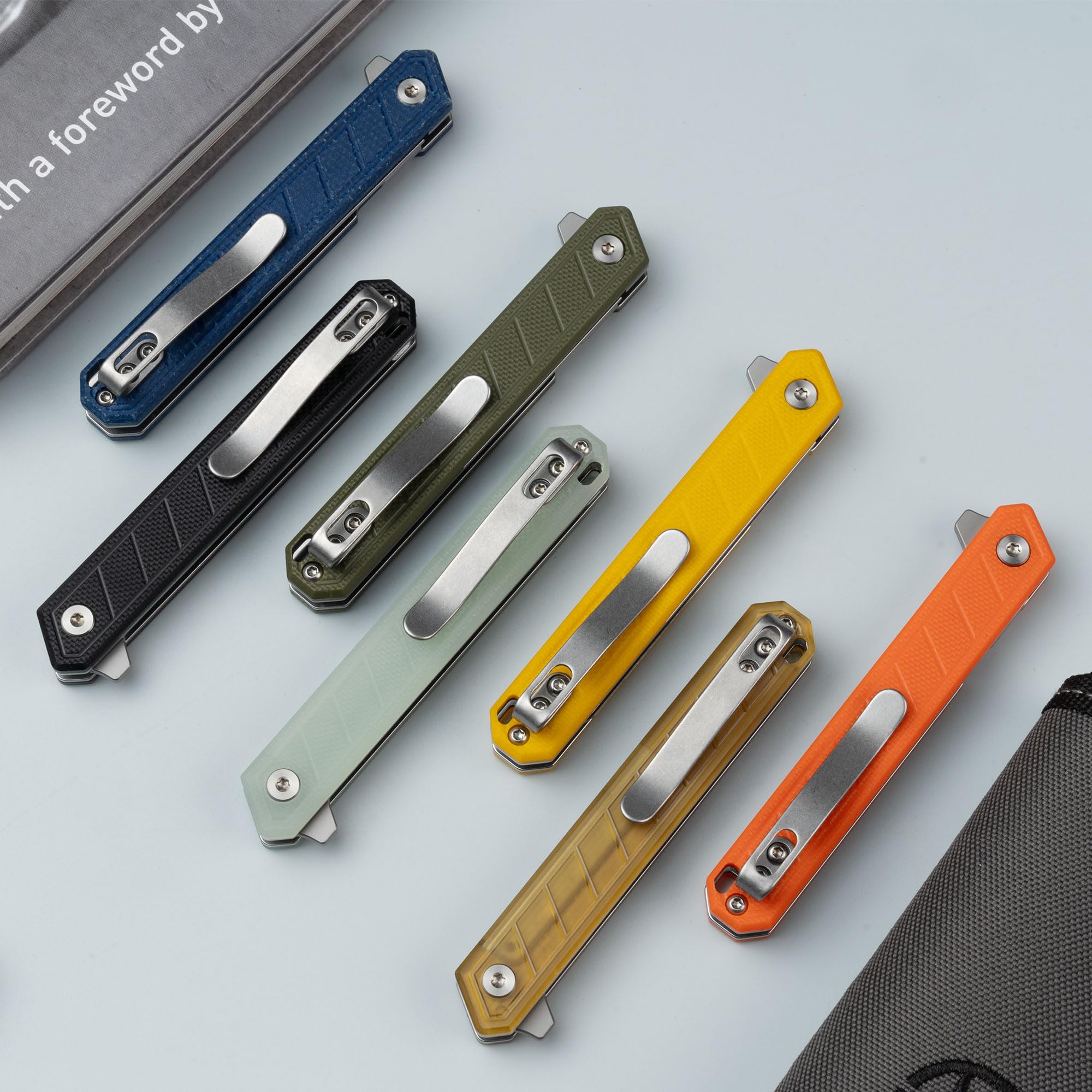 Mecha mini slim folding scalpel green compact design