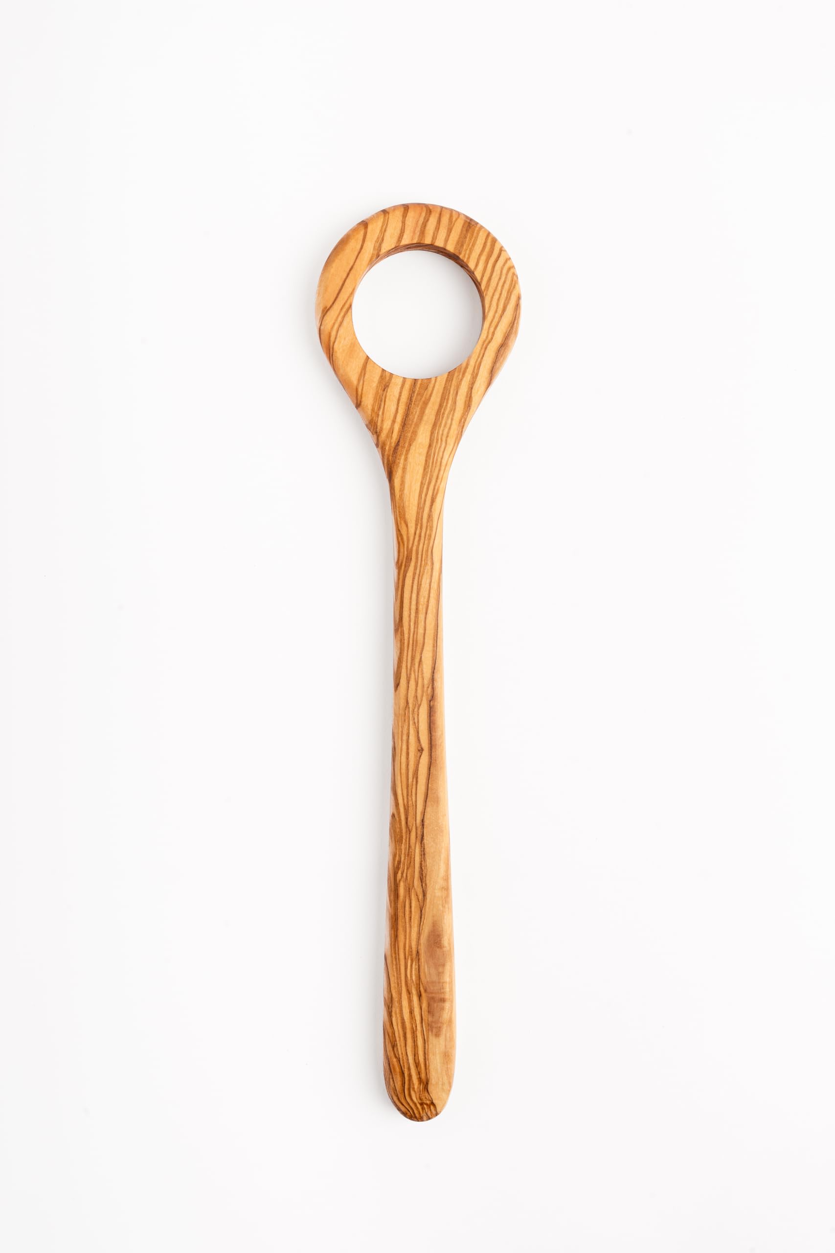 Handmade olivewood whisk for bread dough