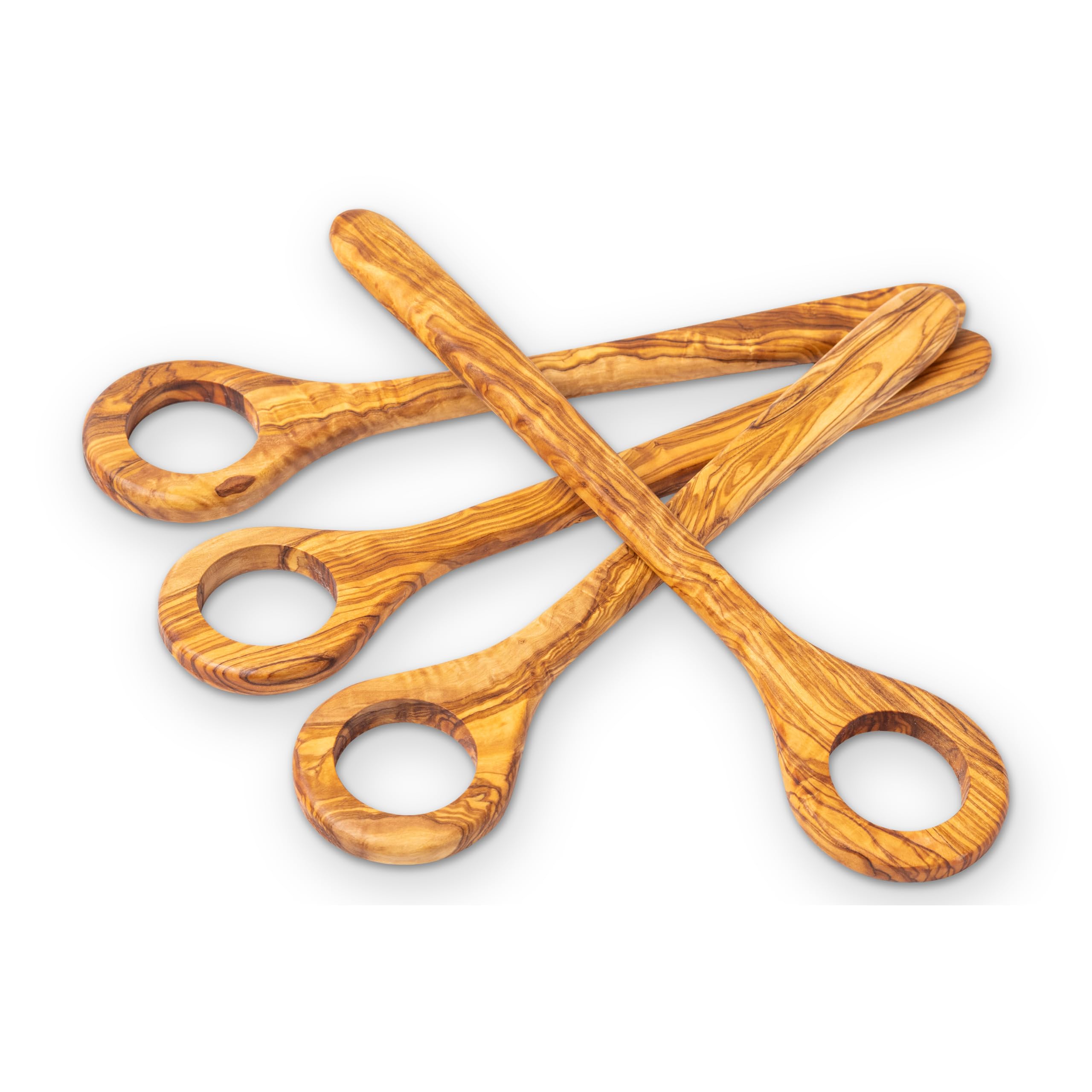 Olive wood whisk for batters and doughs