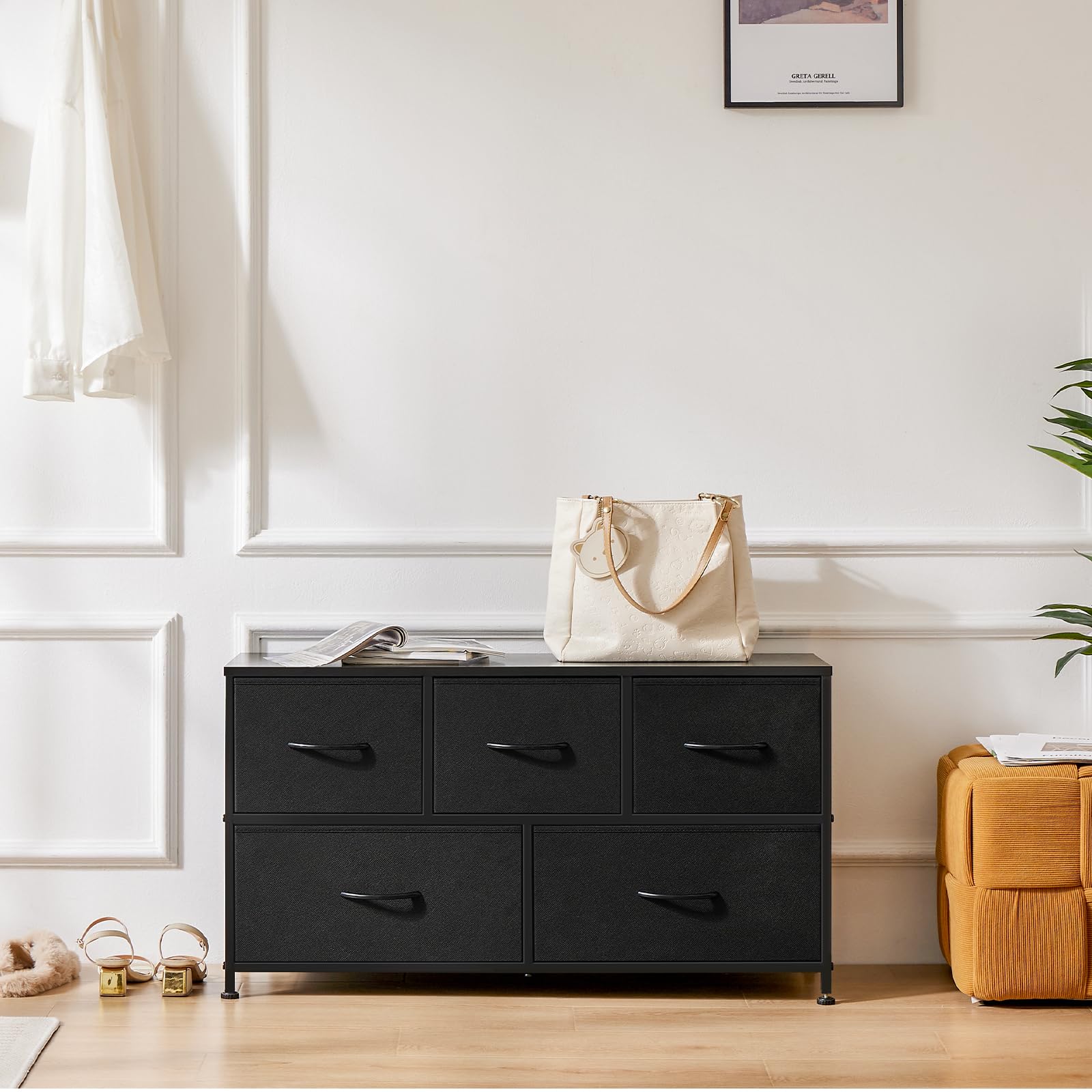 OLIXIS black dresser easy assembly instructions view