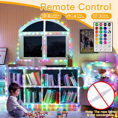 Flexible bendable rope lights for decor Ollny