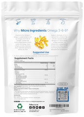 Softgels containing fish oil flaxseed oil and borage oil blend