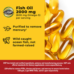 Omega 3 EPA DHA 600 mg per serving Nature Made softgels