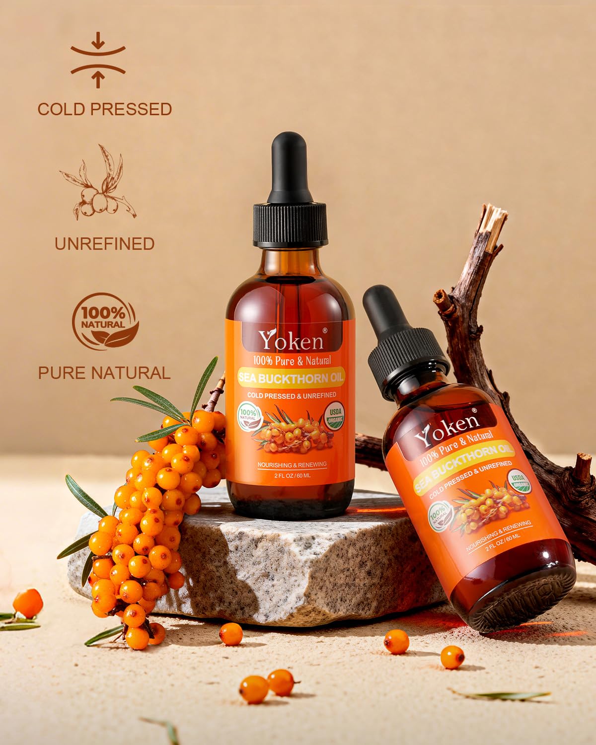 Omega fatty acids 3 6 7 9 in sea buckthorn oil