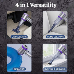 Compact cordless OMEO vacuum weighing 0.82 lb for easy handling