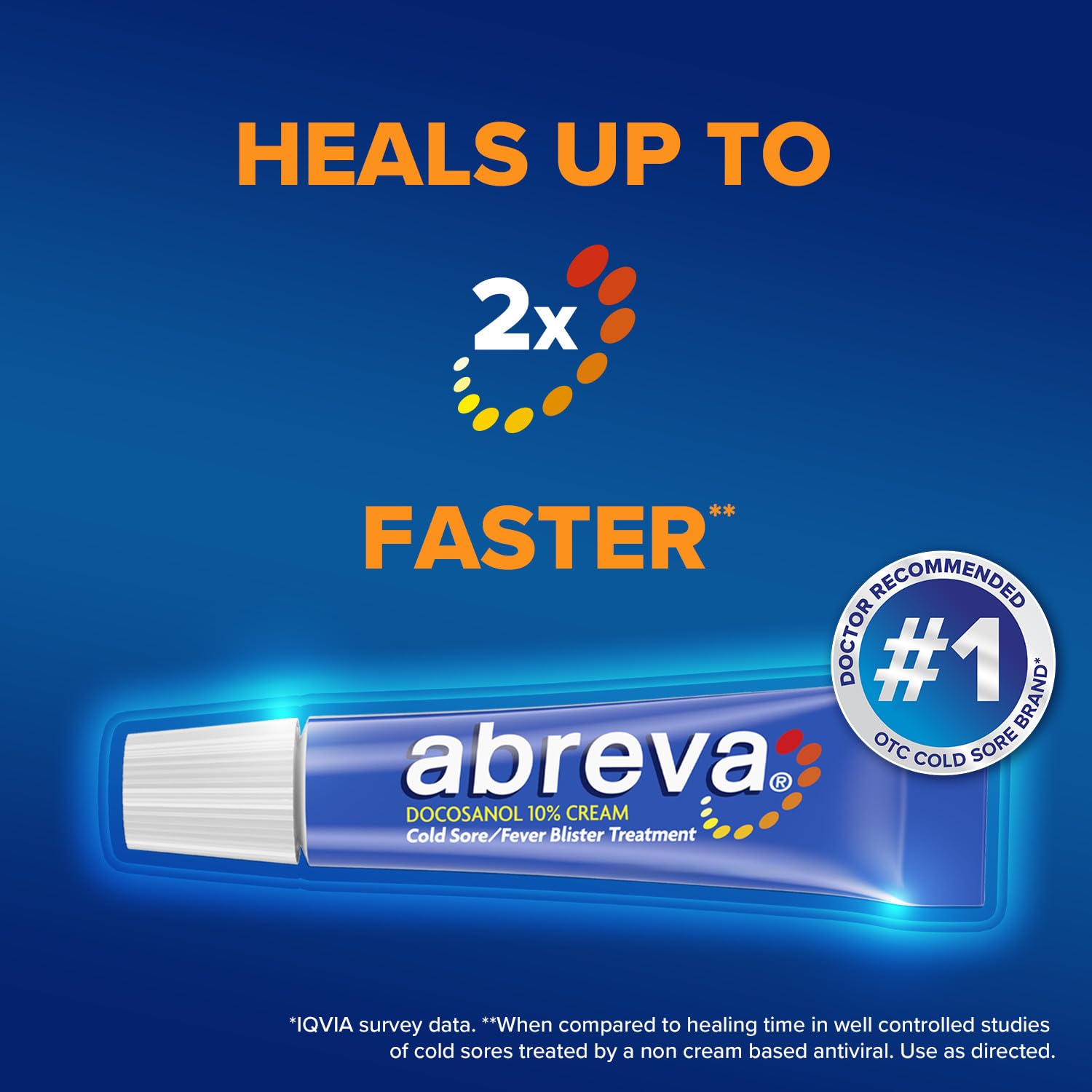 HSA and FSA eligible Abreva cold sore product