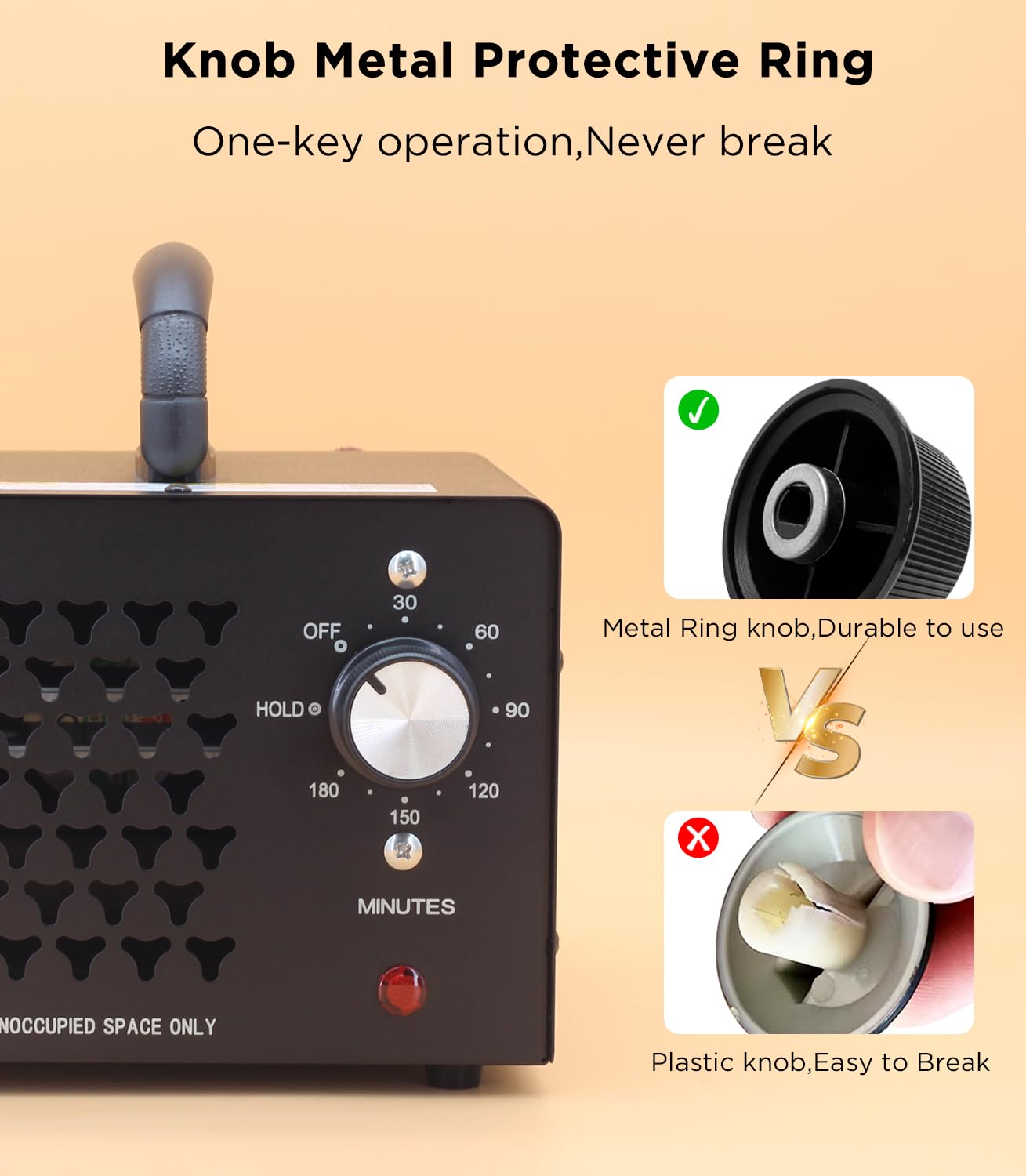 Compact ozone generator weighs 3.5 lbs