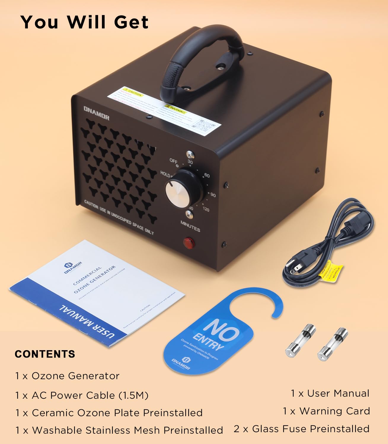 Ongoing support by ONAMOR with certified ozone generators