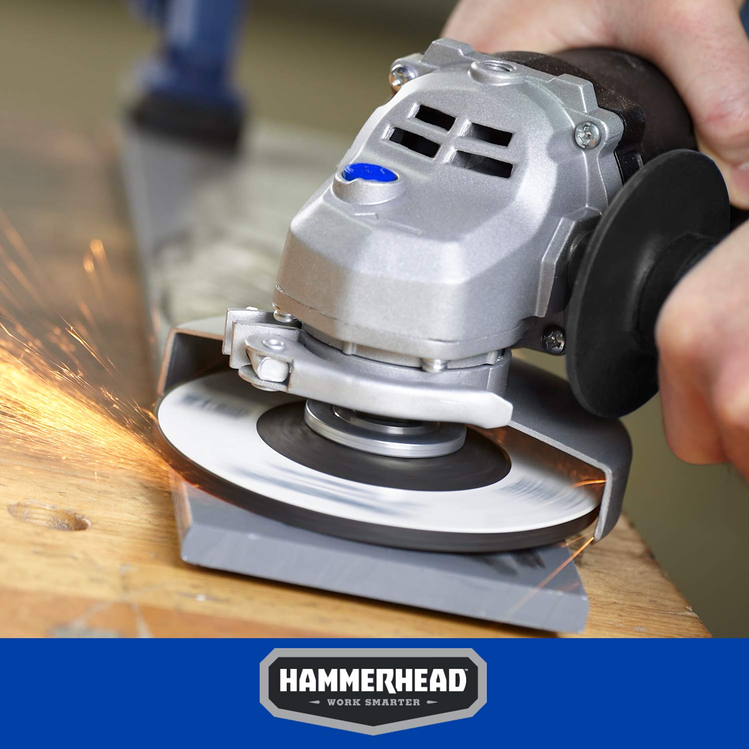 Tool-free guard adjustment feature on Hammerhead HAAG060