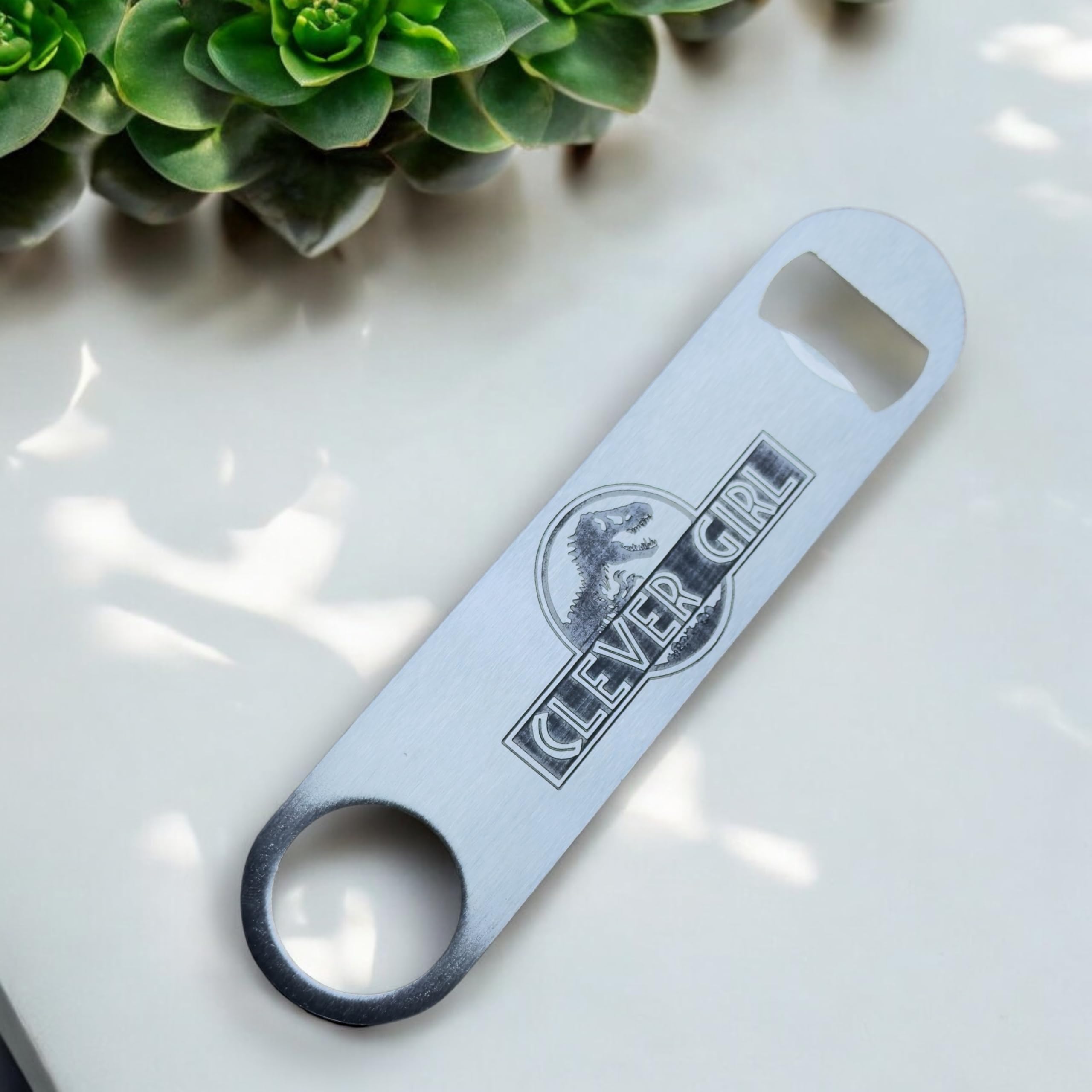Durable bottle opener for kitchen and bar use