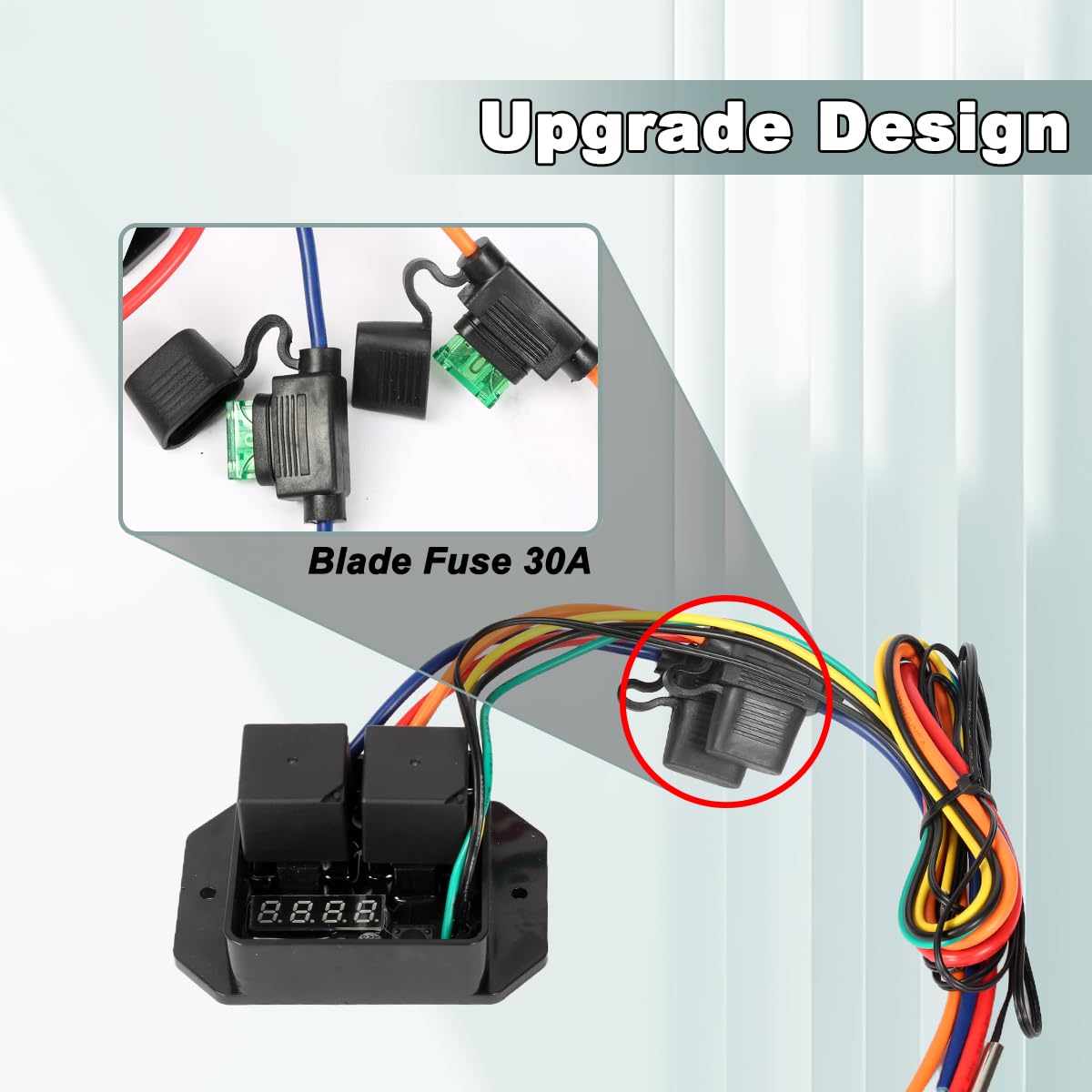 Single or dual fan controller configuration for cooling