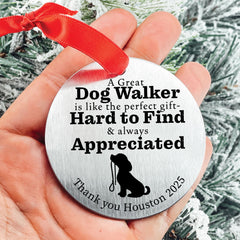 Handmade in the USA stainless steel ornament