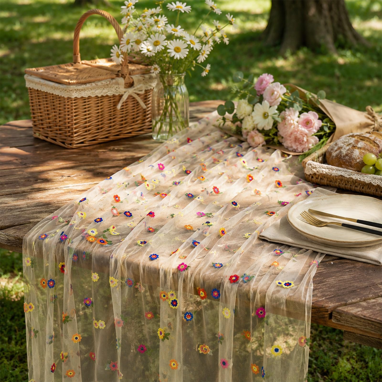 One-piece table runner 294x75 cm for home use