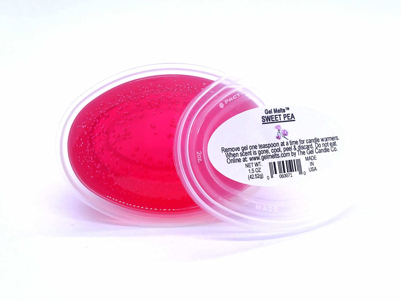 Gel Melts cup size 3 x 2 x 1.5 inches