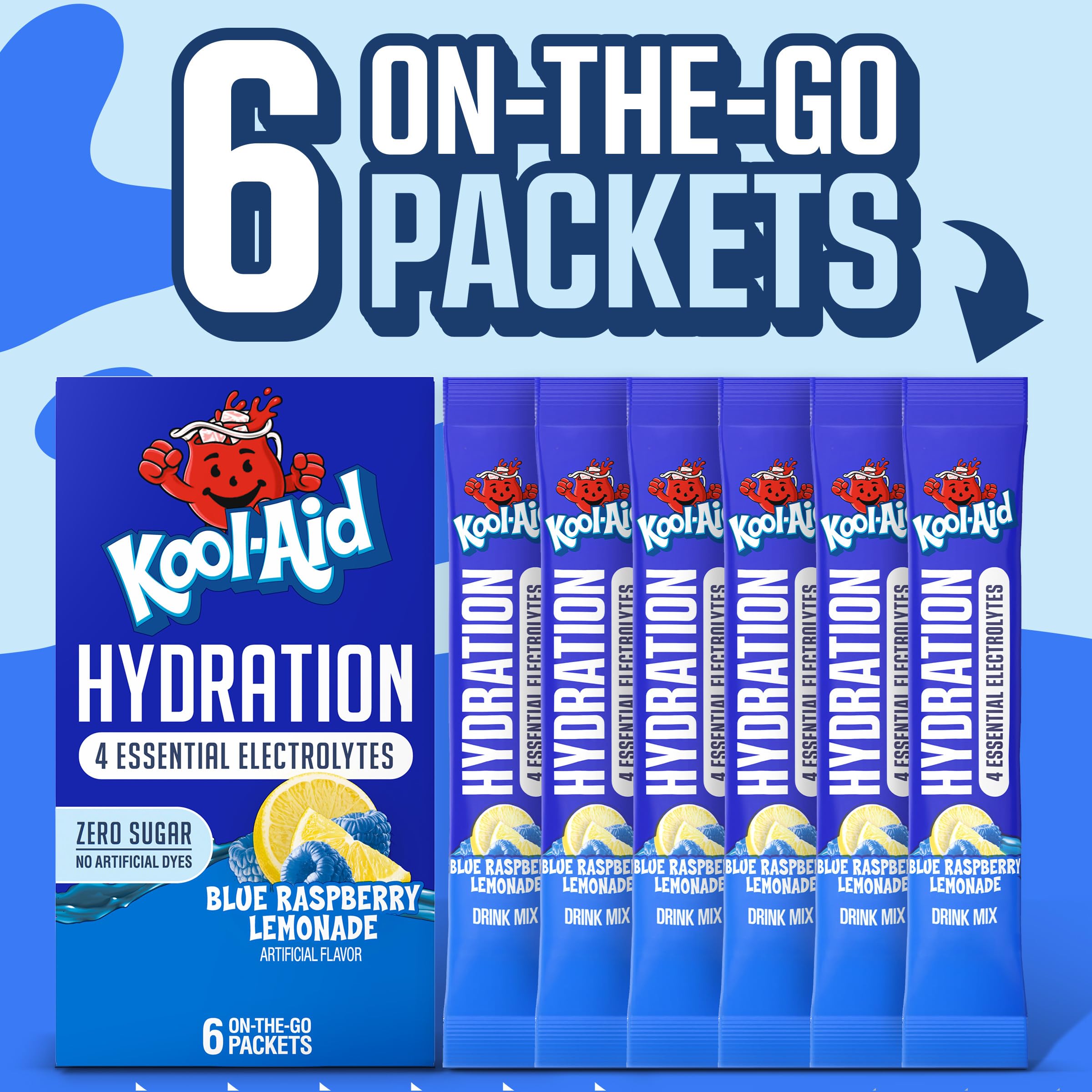 Kool-Aid Hydration Drink Mix packaging for on the go
