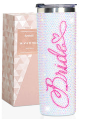 Onebttl Bride Gifts round-shaped tumbler with lid 20 oz
