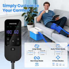 Remote control and timer options on ONLYCARE ice machine