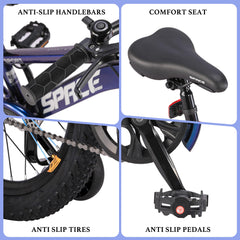 Disc brake detail on ONLYGU Kids Bike